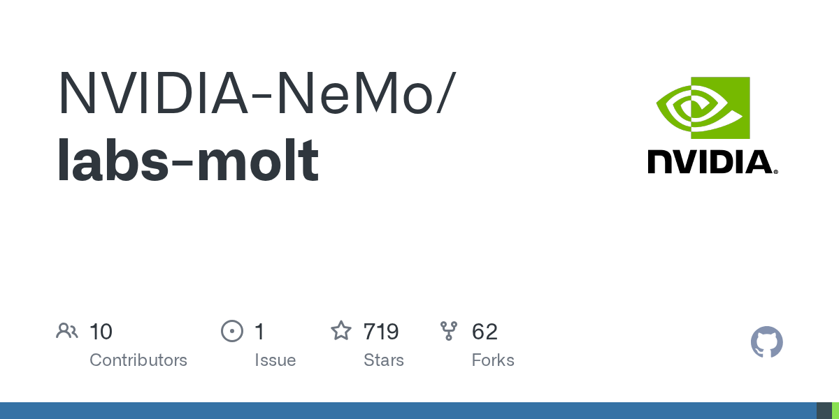 GitHub - NVIDIA-NeMo/labs-molt · GitHub