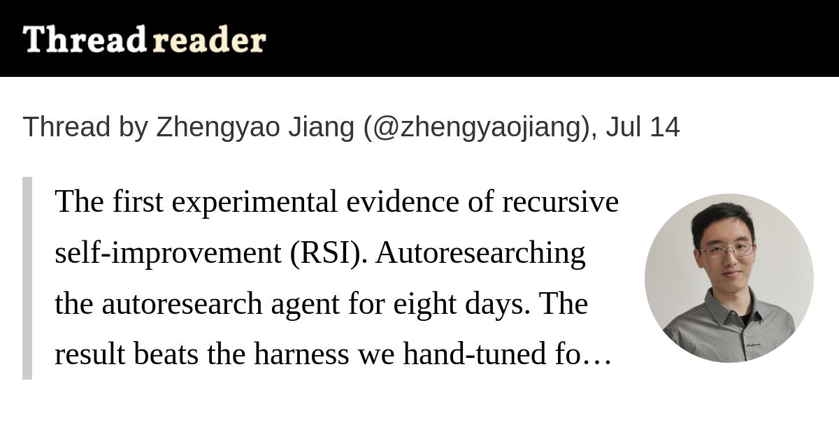 Thread by @zhengyaojiang on Thread Reader App – Thread Reader App