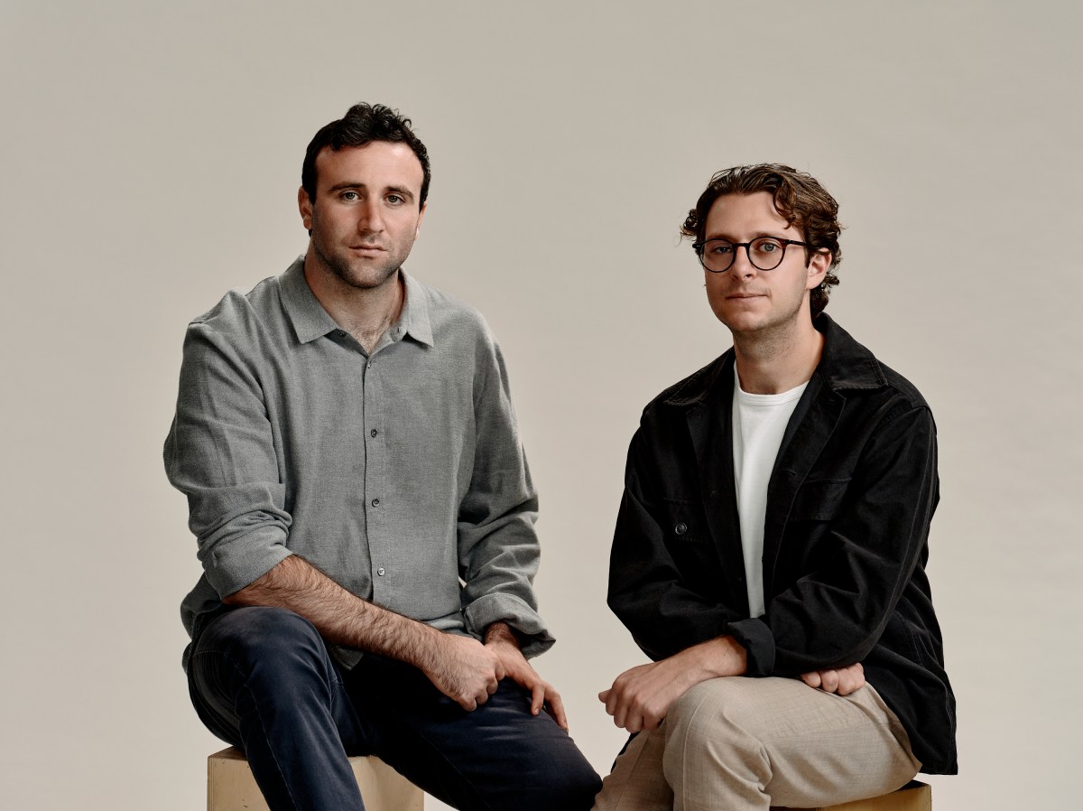 (L) Charlie Horowitz and (R) Tyler Presser, founders of EON.
