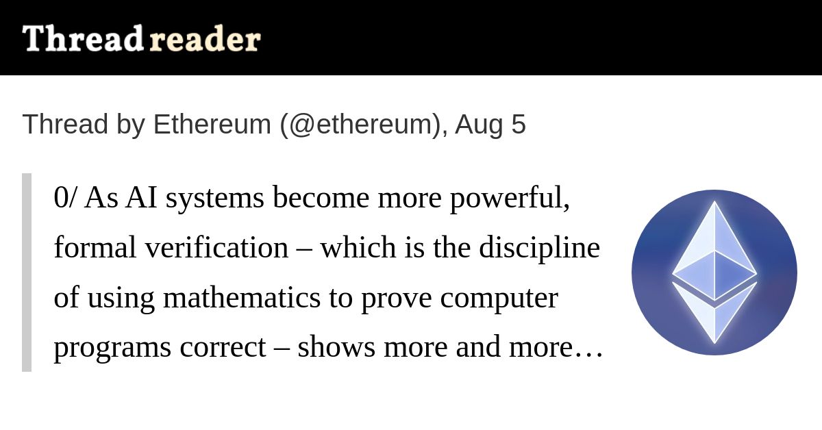 Thread by @ethereum on Thread Reader App – Thread Reader App