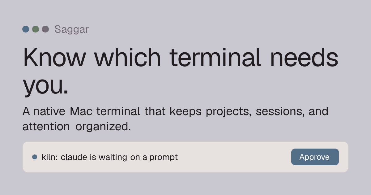 know which terminal needs you